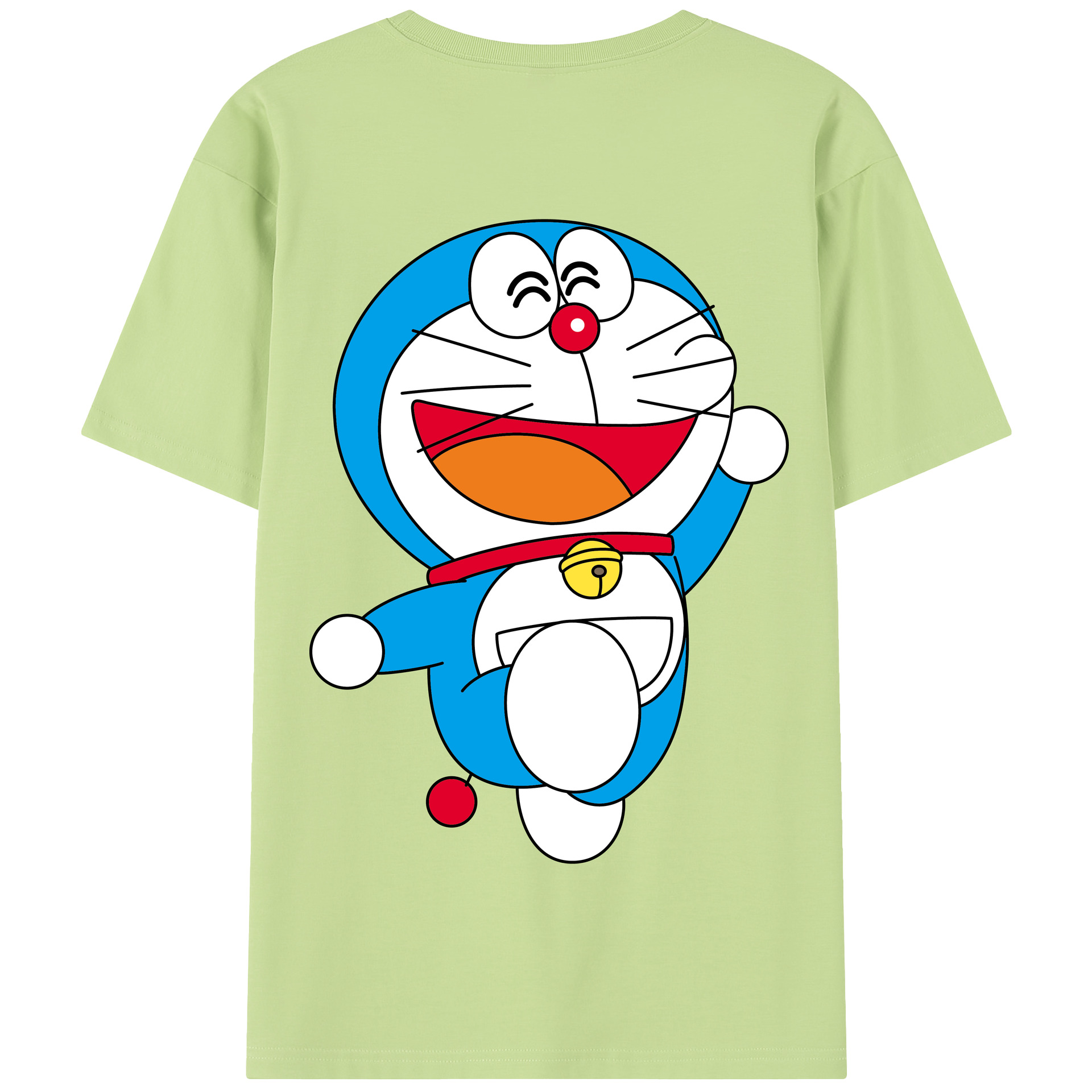 （画像用） ドラえもん Doraemon 綿100％半袖Tシャツ（背面プリント）